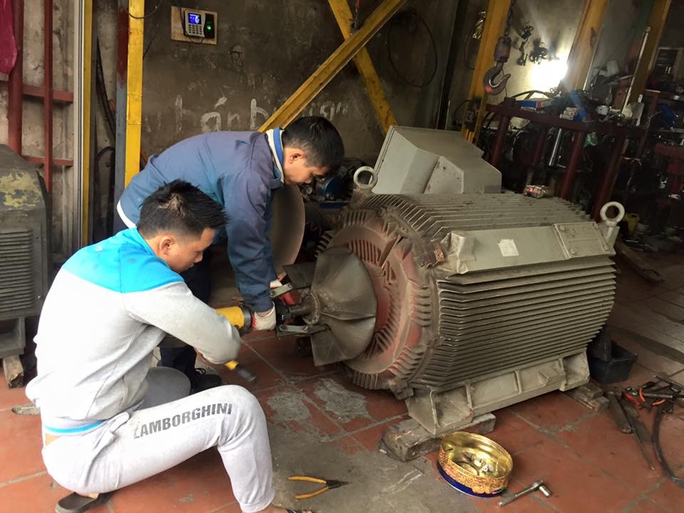 Động cơ 560kw nhà máy gỗ Nghệ An - Động Cơ Điện An Hùng Minh - Công Ty TNHH Cơ Điện An Hùng Minh